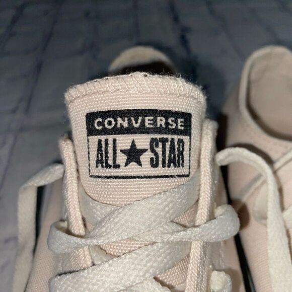 Converse All Star Sneakers  Men’s Size 6.5 Women’s Size 8.5 Renew Canvas Beige - Picture 3 of 12